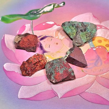 緋紅赤銅礦原礦1030-19~28號(單證) Crimson Cuprite ~為海底輪補氣、幫助光體覺醒時身體層面能跟上、長壽有活力