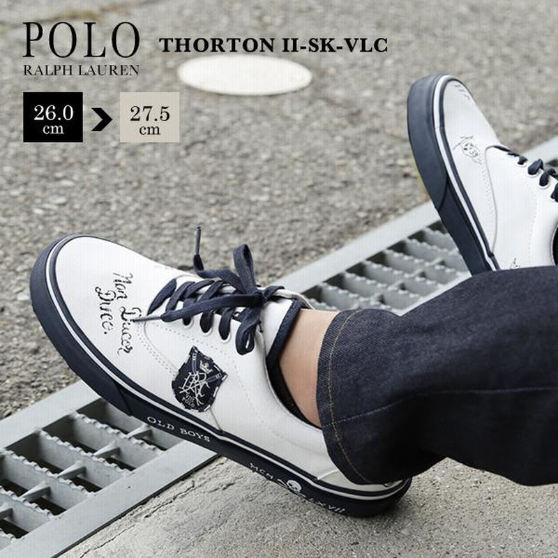 POLO RALPH LAUREN ラルフローレン スリッポン26cm - スニーカー