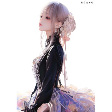 【3 月新品 1】07-117-0011 人物貼紙 透明感裝飾