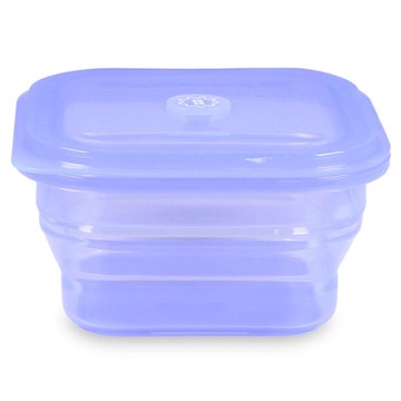 LIVING CREATOR 推鎖密封容器 粉彩紫色 400毫升  1個  VIOLET保鮮盒