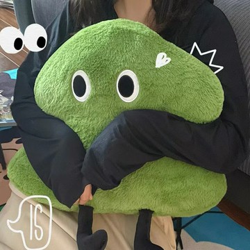 楓林宜居 ins網紅小清新小樹沙發靠墊靠枕毛絨公仔生日禮物異形可愛抱枕