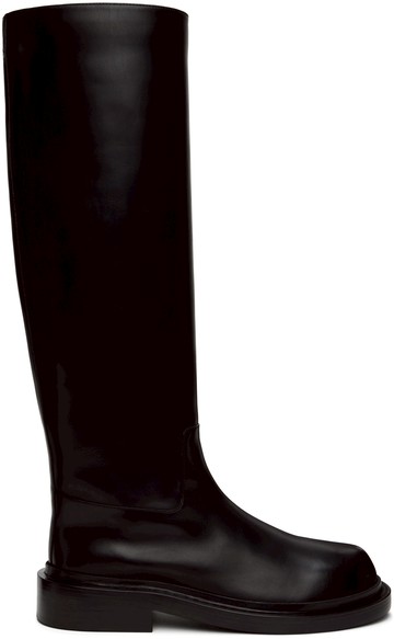 Jil Sander 黑色高筒靴