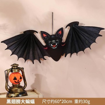 【臺灣出貨】萬聖節紙掛飾 蝙蝠南瓜幽靈蜘蛛掛件 Halloween 鬼節派對場景佈置裝飾用品 萬聖節造型紙掛件