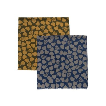 AirRoom 正品 2025AW HUMAN MADE HEART STOLE 愛心 披肩 圍巾 方巾 桌巾 現貨