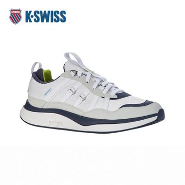 K-SWISS 防水運動鞋 HYDROPACE WP 防水 男鞋 白藍萊姆綠色 09080-967-M