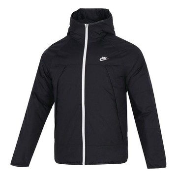 Nike Sw Therma-fit Legacy waterproof Reversible Stay Warm Hooded Padded Jacket Black