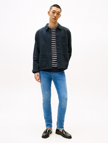 Faded Relaxed Straight Leg Jeans