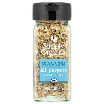 Simply Organic, 每日優選香料混合物，多用途，無鹽，1.80 盎司（51 克）