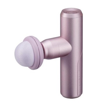 LOUrdes 口袋型筋膜按摩槍 附肩背伸縮桿 櫻花粉 - 輕巧便攜 多用途按摩頭  MINI220