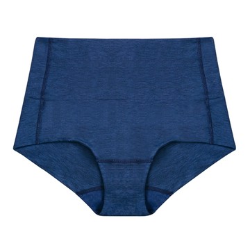 吸濕竹炭高腰小褲-海軍藍