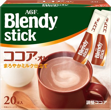 Ajinomoto AGF Blendy Stick Cocoa Au Lait, 20 sticks