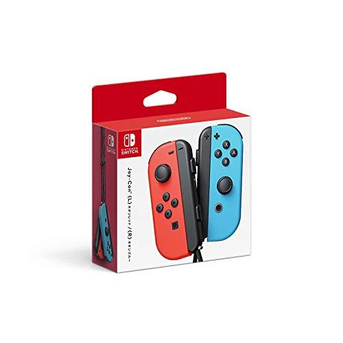 Joy-Con (L) ネオンレッド (R) ネオンブルー オ