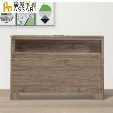 ASSARI-艾莎插座床頭片(雙人5尺)