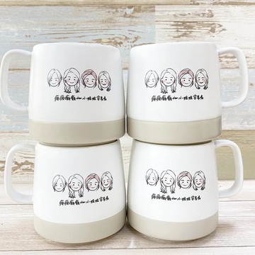 【客製】Q版頭像_六色磨砂杯_附贈手機桌布