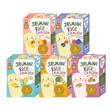 【Apple Monkey】愛啵寶寶 茉莉香米餅 6M+/8M+ | 泰國