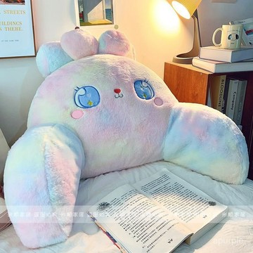 床頭軟包靠背靠墊靠枕床上靠背墊大靠背榻榻米靠背枕床靠背彩兔子 NYMU