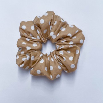 髮圈-卡其波點
