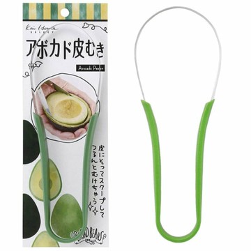 asdfkitty*特價 貝印 膠柄不鏽鋼 酪梨挖杓/木瓜挖杓/酪梨削皮器-日本正版商品