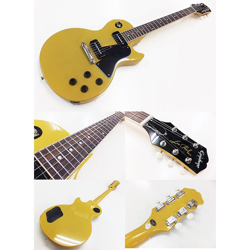 Epiphone エピフォン Les Paul Special TV Yellow レスポール エレキギター 初心者入門15点セット Marshallアンプ付き