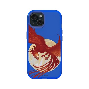 iPhone 15 Clear 激光藍 - 哈利波特 Harry Potter - 佛客使Fawkes