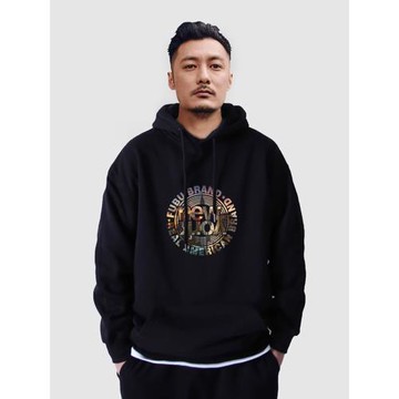 連帽衛衣男港風ins潮牌男裝上衣2025新款秋冬加絨長袖情侶裝外套