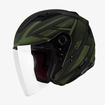 SOL SO7 SO-7 國旗 消光軍綠黑 半罩 3/4罩 內藏墨鏡 雙層鏡 LED燈 雙D釦 排齒釦 安全帽