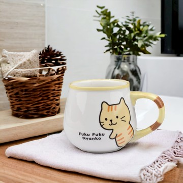 短腿貓胖胖杯【3色可選】 貓咪杯子 貓咪馬克杯 馬克杯 水杯 造型杯 可愛貓咪陶瓷杯 貓奴 交換禮物 聖誕節 生日禮物 畢業禮物 療