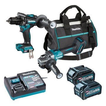 Makita GA003GX001 40V充電無刷雙機組(40V 2.5A*1+40V 4.0A*1)