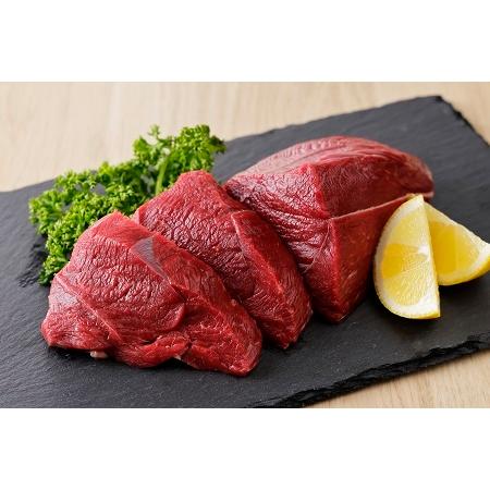 ふるさと納税 鶴居村特産 エゾ鹿モモ肉ブロック　400g×2パック 北海道鶴居村