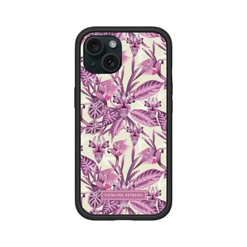 iPhone 15 Mod NX 黑 - Catalina Estrada - Guacamaya and Pink Parrot