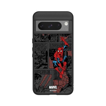 Pixel 8 Pro SolidSuit 黑 - 迪士尼-漫威 Marvel - 蜘蛛人-漫畫風格