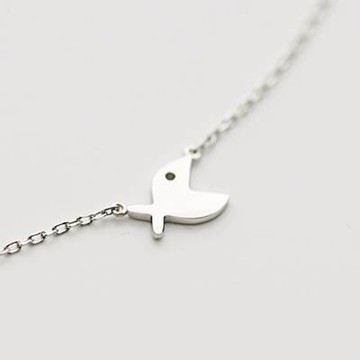 現貨+預購 925純銀項鍊 吊墜-簡約可愛貪吃魚大方母親節生日情人節禮物女飾品73as56【獨家進口】【米蘭精品】