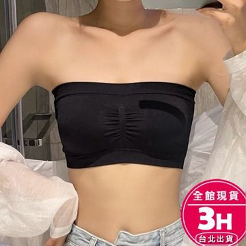 【梨卡】隔日到貨 女裝 DE罩杯可穿小可愛 Bratop 無肩背心 無鋼圈 加大尺碼 無痕背心GA043 【現貨24H