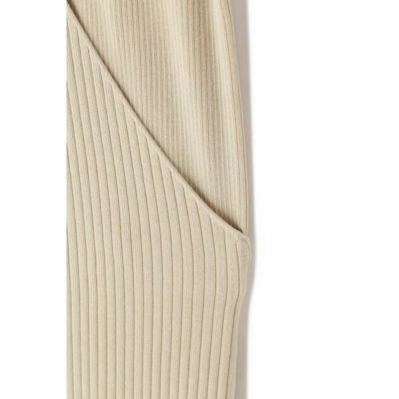 アドーア クリアストレッチレイヤードワンピース 38 ニット ドッキング アドーアクリアストレッチレイヤーワンピース