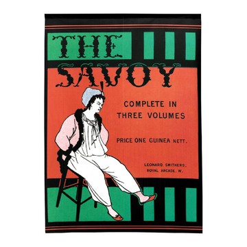 日本製コスモ長門簾維多利亞世紀插畫-The Savoy