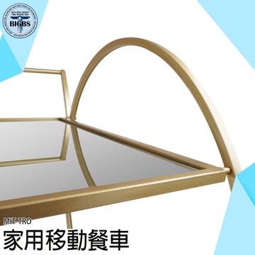 行動餐車 廚房收納櫃 手推餐車 小推車 置物櫃 雙層置物架 手推車 TRO 置物推車 紅酒推車