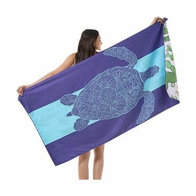 ビーチタオル スーパーソフト スイムタオル マイクロファイバー バスタオル 160x80cm 旅行 超吸水 防砂 大判 薄型 大きい 軽量 コンパクト 通販 Lineポイント最大get Lineショッピング