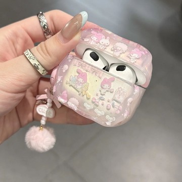 【臺灣出貨】奶呼呼melody和piano小羊聚會啦AirPods4耳機殼 AirPodspro耳機殼