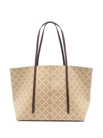 By Malene Birger - Abigail printed tote bag - women - PVC - One Size - Neutrals