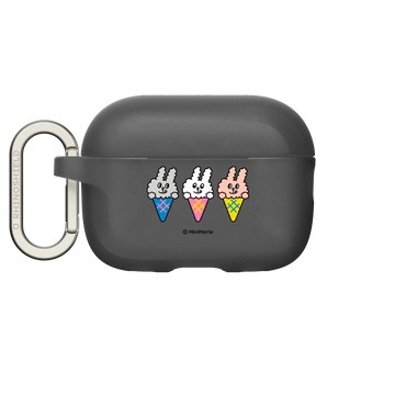 AirPods Pro 2 AirPods Case 黑 - Bunni Konbiny - 冰淇淋甜筒