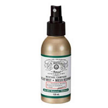 Menthol Camphor Relief Mist 4 oz by J R Watkins