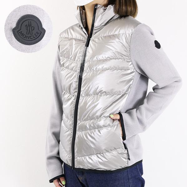 Moncler モンクレール可愛いナイロンとニットのコンビカーディガン