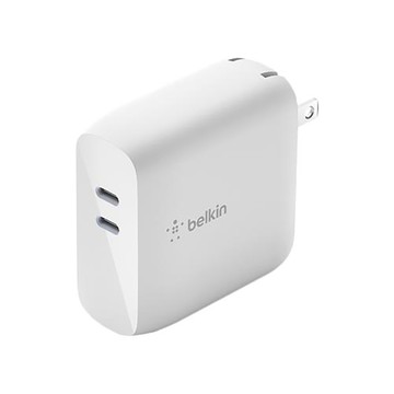 BELKIN GaN氮化鎵 68W充電器Type-C 雙PD旅充頭 (WCH003dqWH)