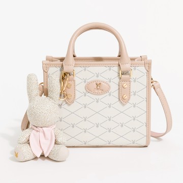 PLAYBOY - 手提包附長背帶 Graceful系列 - 米白色