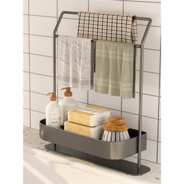 抹布架水槽海綿瀝水架廚房潔具用品置物架抹布洗碗布晾曬收納架