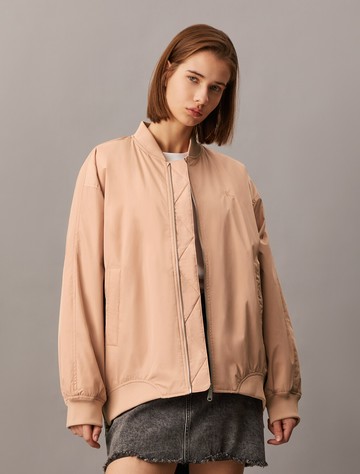 Calvin Klein 鋪棉長版飛行員外套