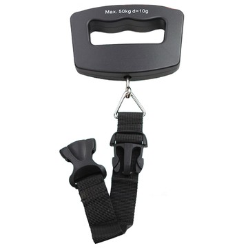 LONG PING 50公斤行李秤 LS-500 10g-50kg ABS塑料材質  黑色  1個