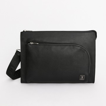 PLAYBOY - 大斜背包 Macho系列 - 黑色