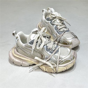 2023年新款老爹鞋增高厚底運動鞋休閑做舊復古情侶男女鞋