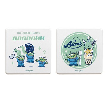 【Disney 迪士尼】珪藻土吸水杯墊-冰淇淋 （2入/組） （10*10*0.9cm）_廠商直送